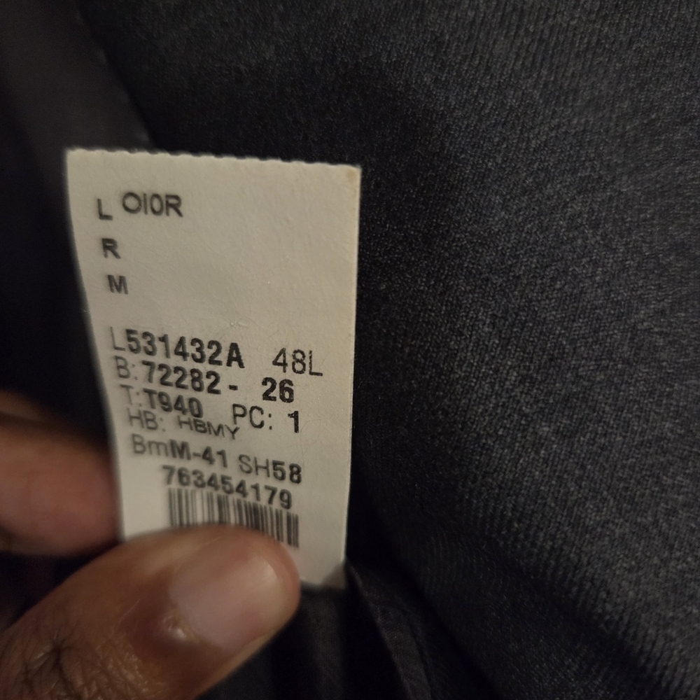 Lauren Ralph Lauren Men's Gray 100% Wool Formal Preppy Blazer Suit Jacket. 48L - Picture 10 of 10
